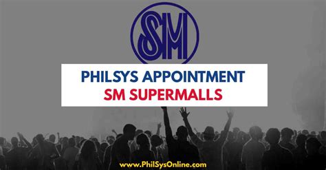 Register PhilSys Appointment at SM Supermalls.